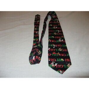 Looney Tunes Ho! Ho! Holiday Mens Neck Tie Christmas Xmas Bugs Daffy Taz Tweety